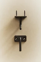 PACK OF DARK METAL HOOKS