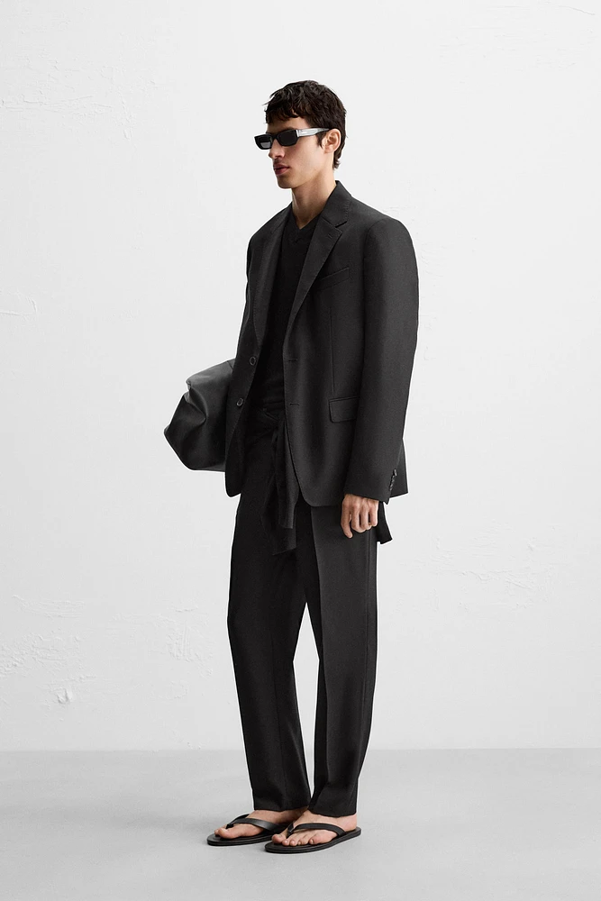 100% WOOL SUIT BLAZER