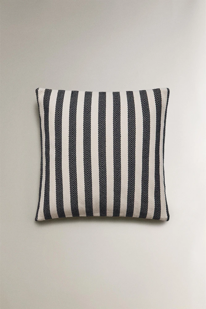 HOUSSE DE COUSSIN RAYURES