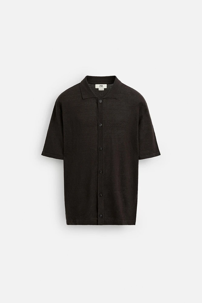 100% LINEN KNIT SHIRT LIMITED EDITION