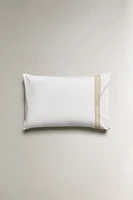 PILLOWCASE WITH LINEN BORDER