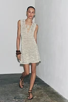 SHORT DRESS WITH TIES