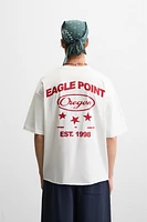 T-SHIRT IMPRIMÉ DÉLAVÉ