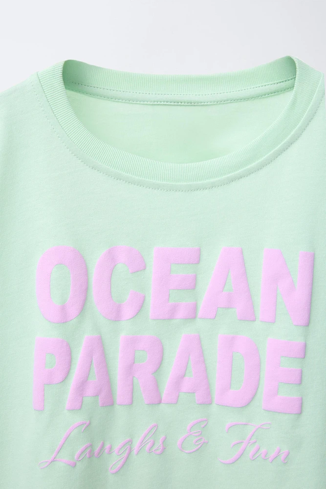 TEXT PRINT T-SHIRT