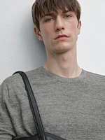 100% linen short sleeve knit T-shirt