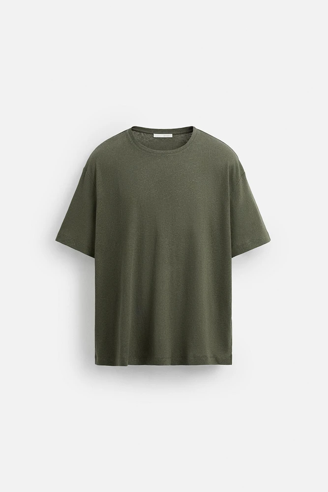 LINEN - COTTON T-SHIRT