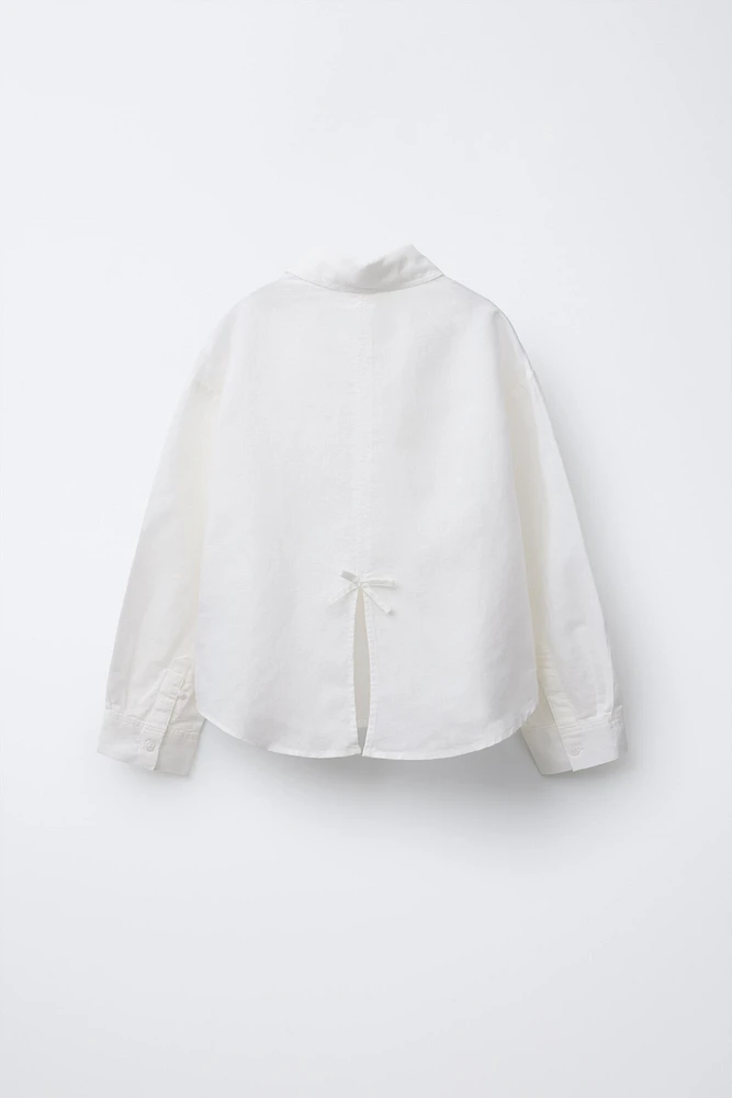 CHEMISE EN COTON LIN