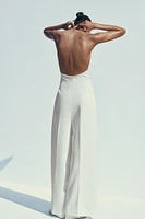 OPEN BACK LONG JUMPSUIT