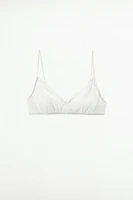 LACE TRIM POINTELLE BRA