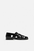 LEATHER FISHERMAN SANDALS