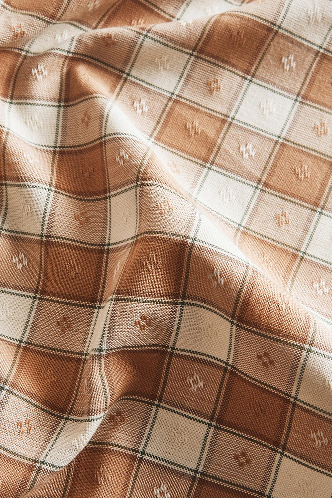 NAPPE CARREAU FIL TEINTÉ