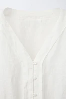 BLOUSE 100 % LIN