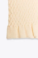 TOP HALTER EN MAILLE