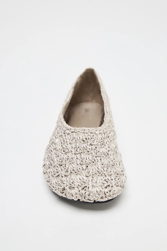 BRAIDED BALLET FLATS