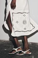 ZW COLLECTION EMBROIDERED STITCH DRESS