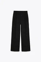 WIDE LEG PANTS WITH DARTS