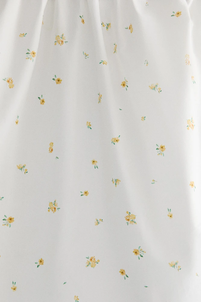 TOP COTON FLEURS