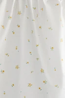 TOP COTON FLEURS