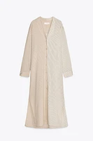 STRIPED SHIRT DRESS ZW COLLECTION