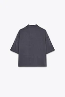 FLOWY SHORT SLEEVE SHIRT
