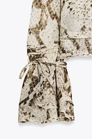BLOUSE IMPRIMÉ ANIMAL ZW COLLECTION