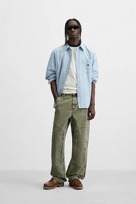 EMBROIDERED DENIM SHIRT