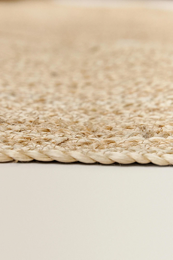 RECTANGULAR JUTE AREA RUG