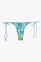 BAS DE BIKINI À IMPRIMÉ TROPICAL