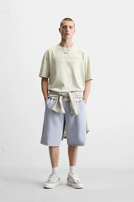 WASHED TEXT T-SHIRT