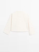 Veste tissu floral 100 % coton