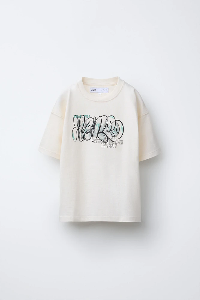 GRAFFITI PRINT T-SHIRT