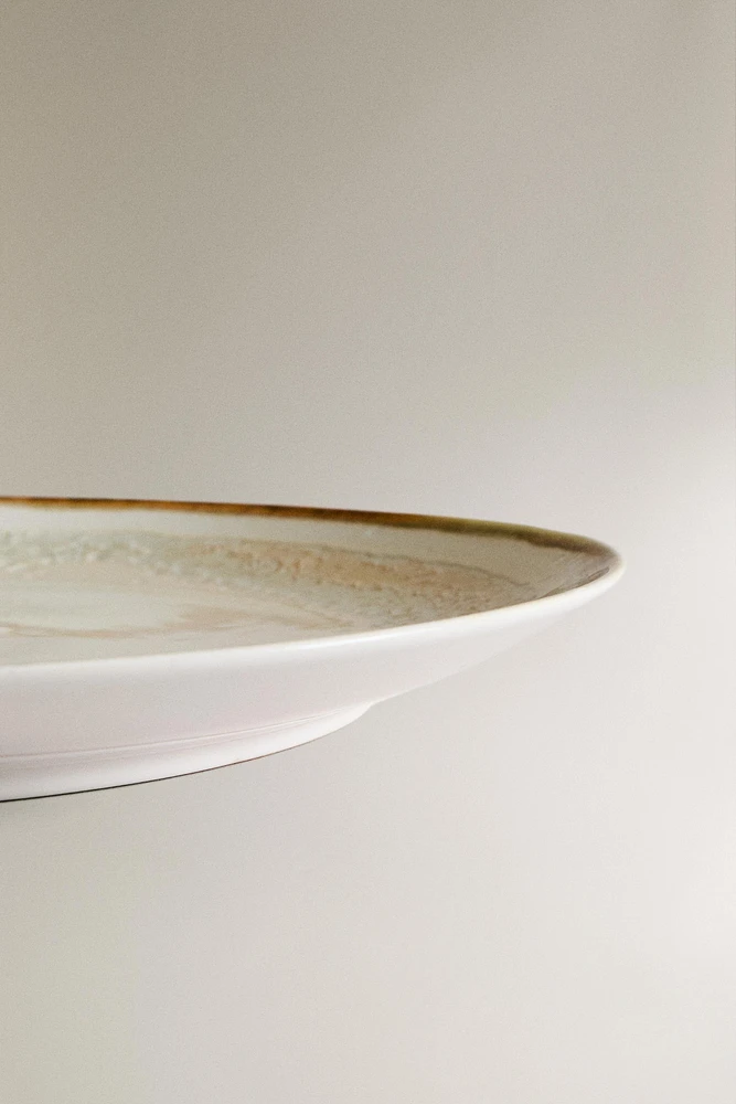PLAT ROND GRÈS
