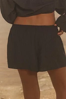 SHORT EFFET PLISSÉ