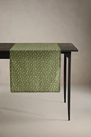CHEMIN DE TABLE COTON MARGUERITES
