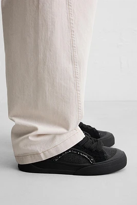 BASKET EN DENIM STYLE SKATE
