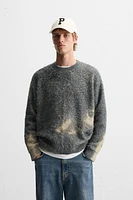 TEXTURED BOUCLÉ SWEATER