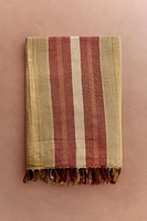 STRIPED LINEN BLANKET