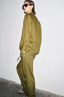 PANTALON LARGE 100 % LIN COLLECTION ZW