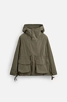 PARKA AVEC POCHE KANGOUROU TECHNIQUE