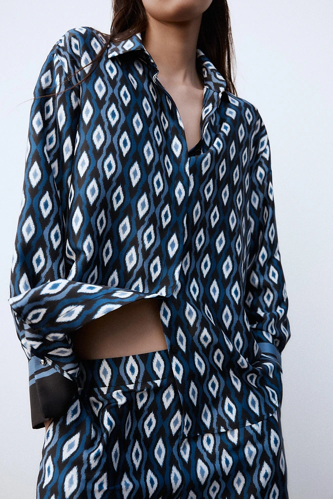 GEOMETRIC PRINT SHIRT