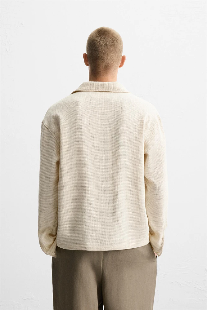 TEXTURED POLO SHIRT