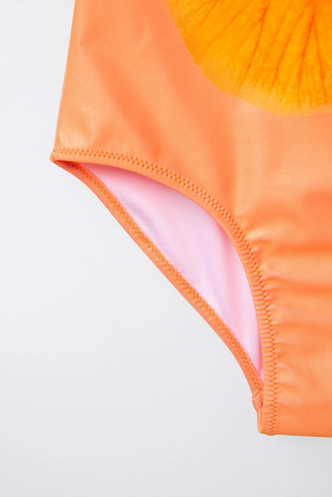 6-14 ANS/ MAILLOT DE BAIN À IMPRIMÉ FLEURS
