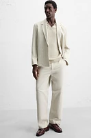 RELAXED FIT SUIT PANTS