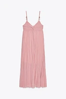 MIDI DRESS WITH APPLIQUÉS