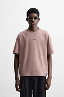 T-SHIRT BRODERIE EN MATIÈRES VARIÉES