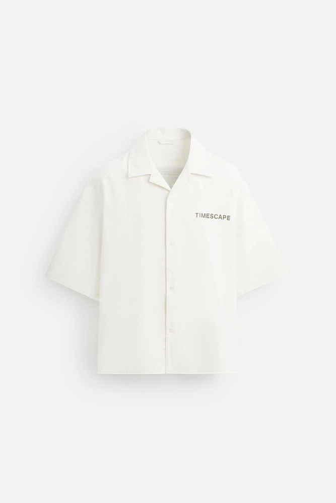 CHEMISE IMPRIMÉS CONTRASTE