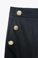 JUPE-CULOTTE BOUTONS