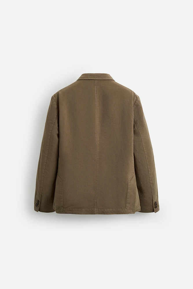 WASHED SUIT BLAZER