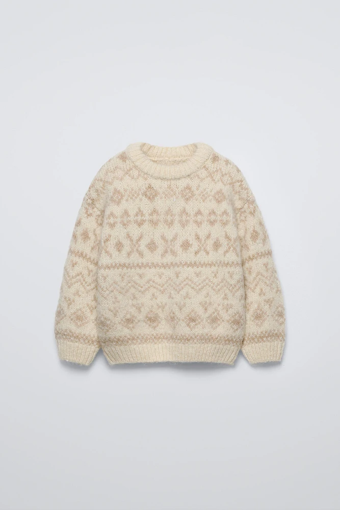 JACQUARD KNIT SWEATER SKI COLLECTION