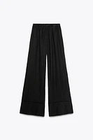 PANTALON LARGE 100 % LIN COLLECTION ZW